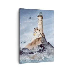 Lærredstryk - Billede på lærred - Uovervindelig - 70x100 cm