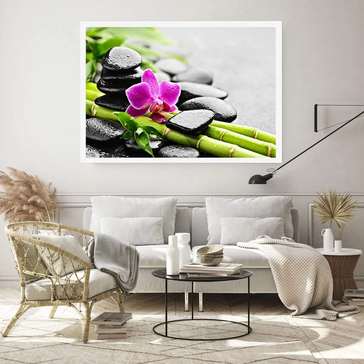 Plakat - I en fredelig balance - 100x70 cm