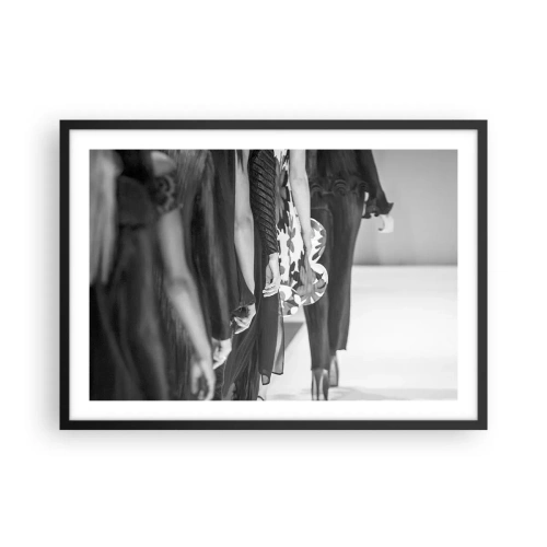 Plakat i sort ramme - En stilfuld parade - 70x50 cm