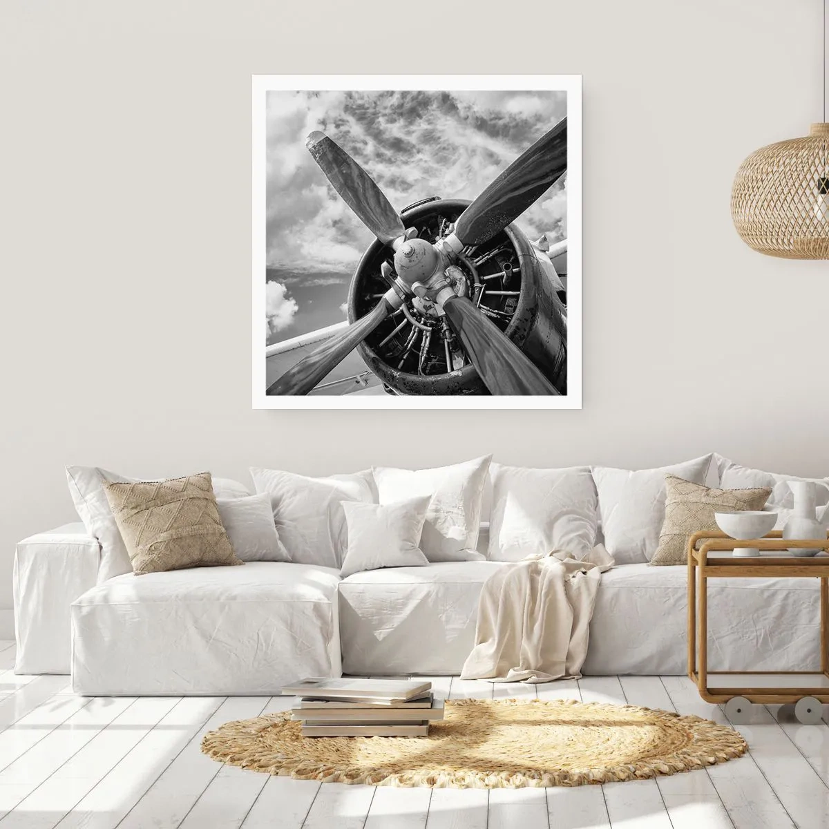 Plakat - Himmelens erobrer - 40x40 cm