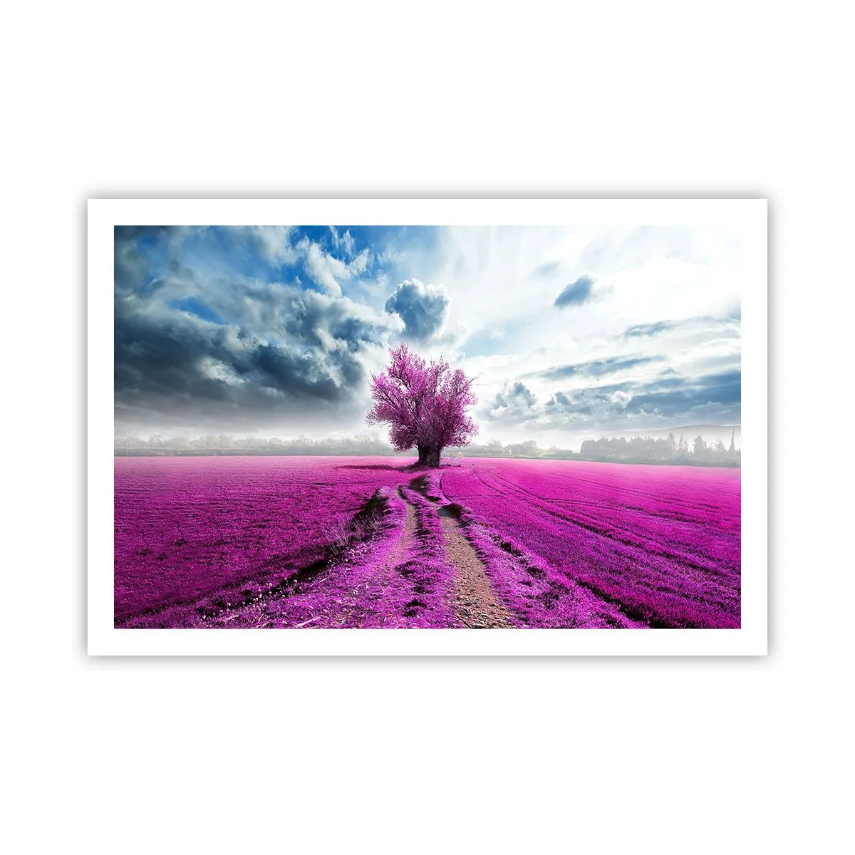 Plakat - Hedeslette - charmerende - 91x61 cm