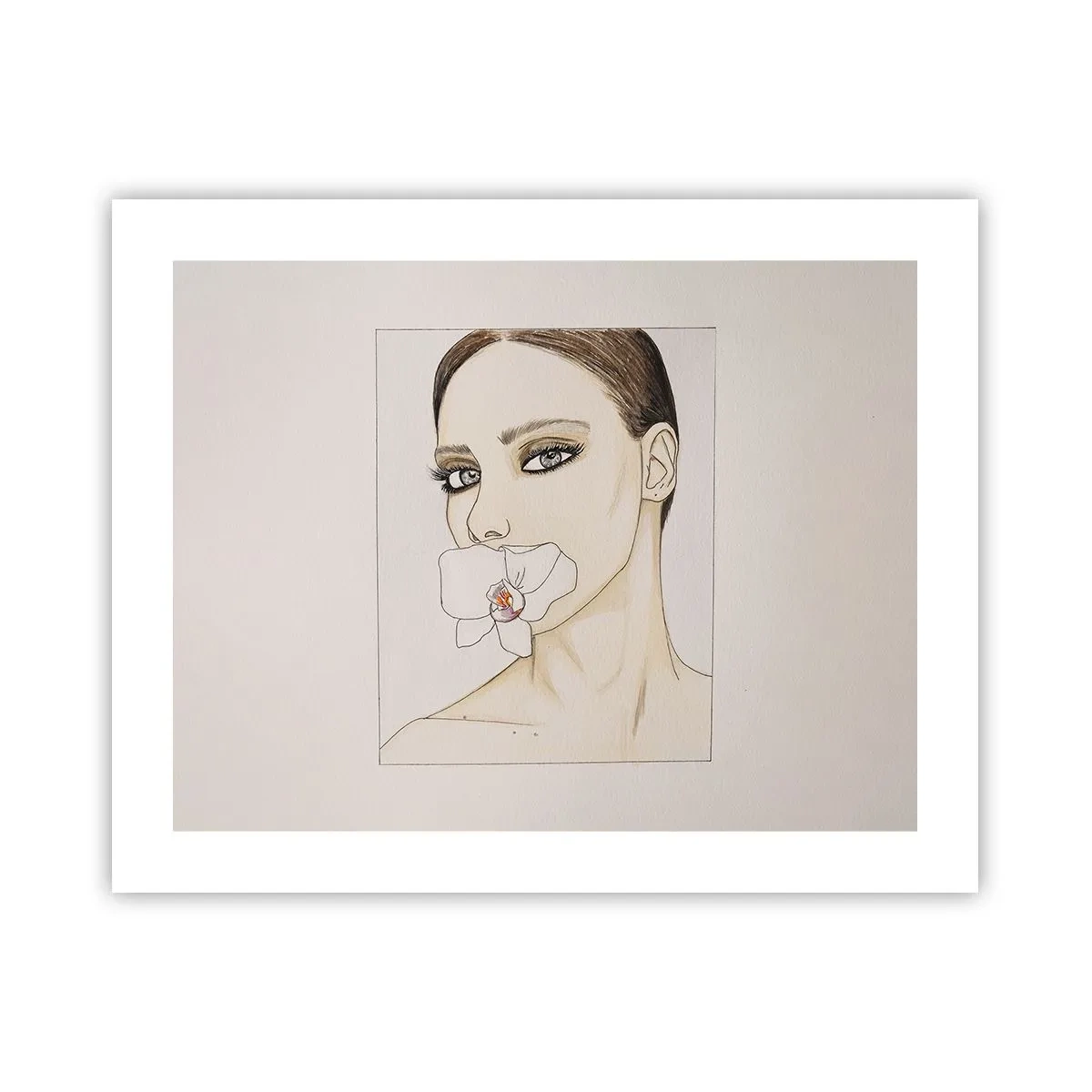 Plakat - Et symbol på elegance og skønhed - 50x40 cm