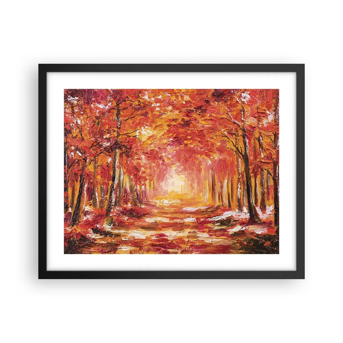 Plakat i sort ramme - Kobberskov - 50x40 cm