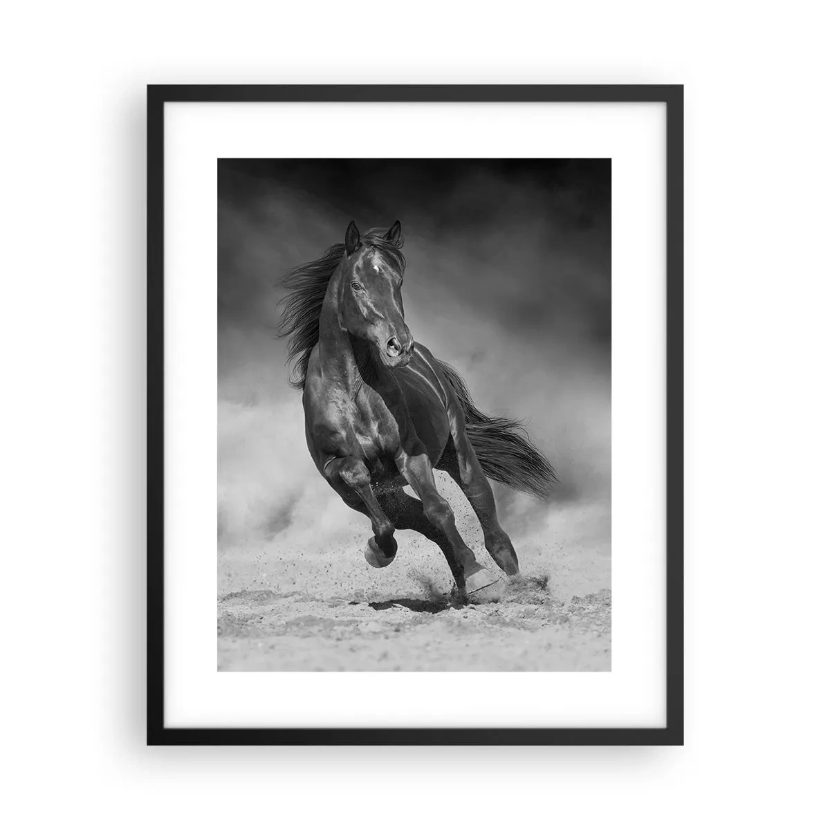 Plakat i sort ramme - Værdig til emiren selv - 40x50 cm