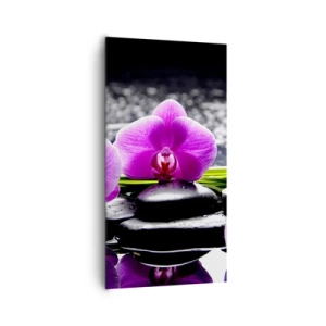 Lærredstryk - Billede på lærred - Drukne i fred og ro - 65x120 cm