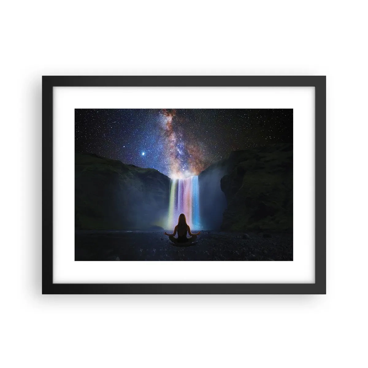 Plakat i sort ramme - Absolut harmoni - 40x30 cm