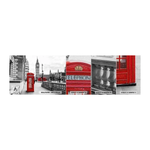 Prøve Fototapet Premium Canvas - Uden tvivl, London - By, London, Arkitektur - 100x30 cm