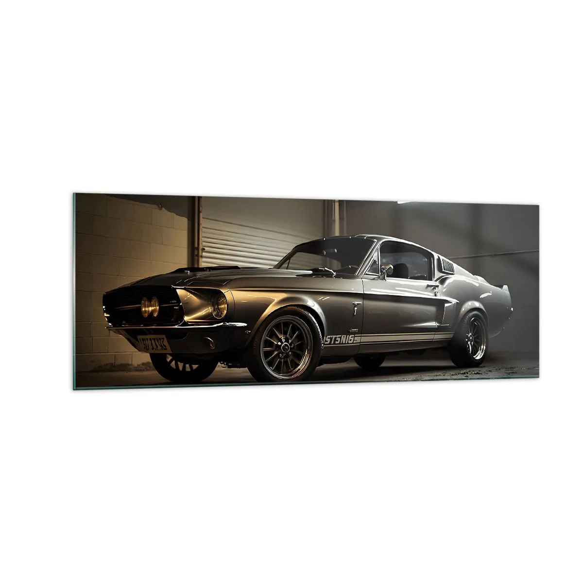 Billede på glas - Tilbage til fortiden - 140x50 cm