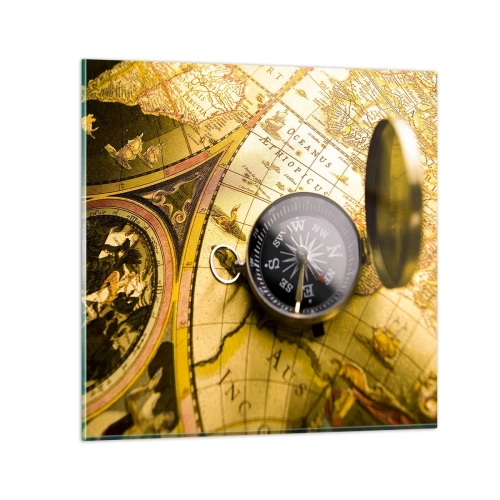 Billede på glas - Eller måske til verdens ende? - 30x30 cm