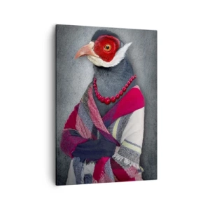 Lærredstryk - Billede på lærred - Hvad laver jeg her?! - 50x70 cm