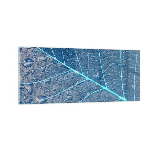 Billede på glas - Livet i det blå - 100x40 cm