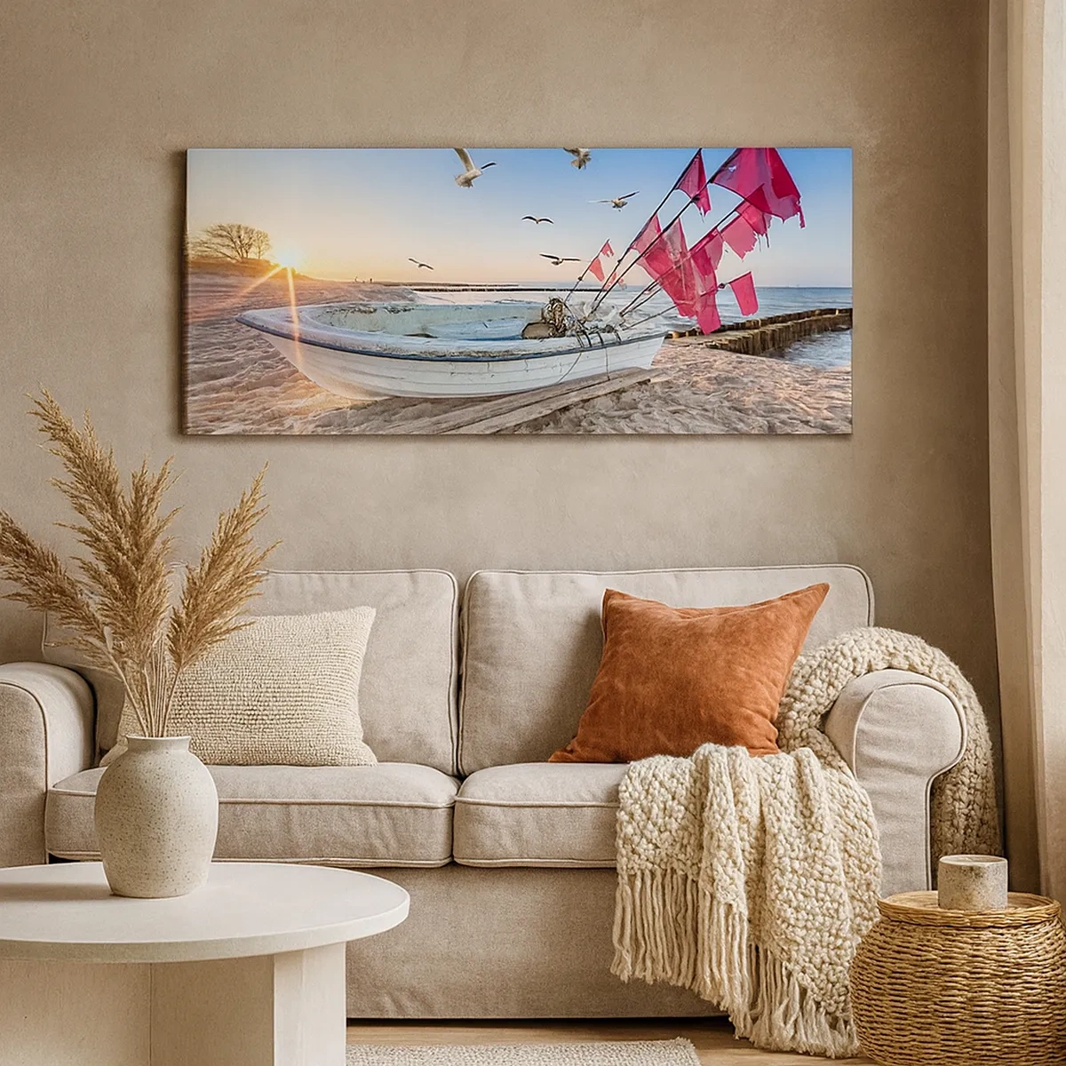 Lærredstryk - Billede på lærred - Et velfortjent hvil - 30x30 cm