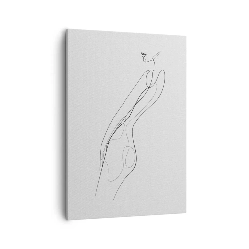 Lærredstryk - Billede på lærred - Næppe et løfte - 50x70 cm