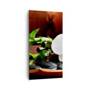 Lærredstryk - Billede på lærred - Overgiv dig til naturens berøring - 65x120 cm