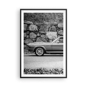 Plakat i sort ramme - En legende fra 1960'erne. - 61x91 cm