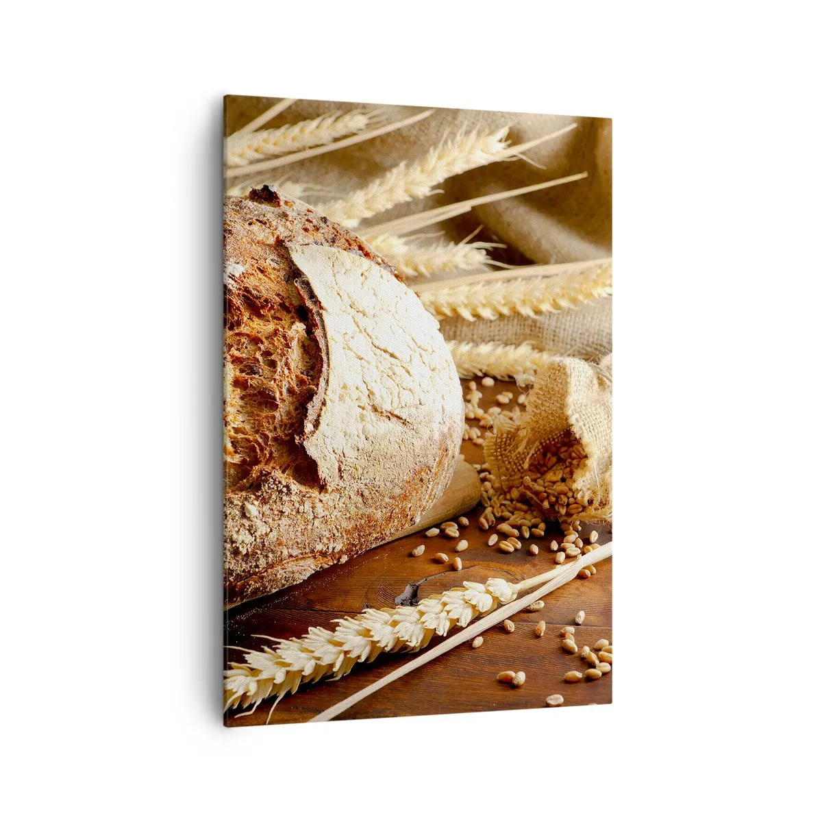 Lærredstryk - Billede på lærred - Appetitlig, velduftende, sprød - 70x100 cm