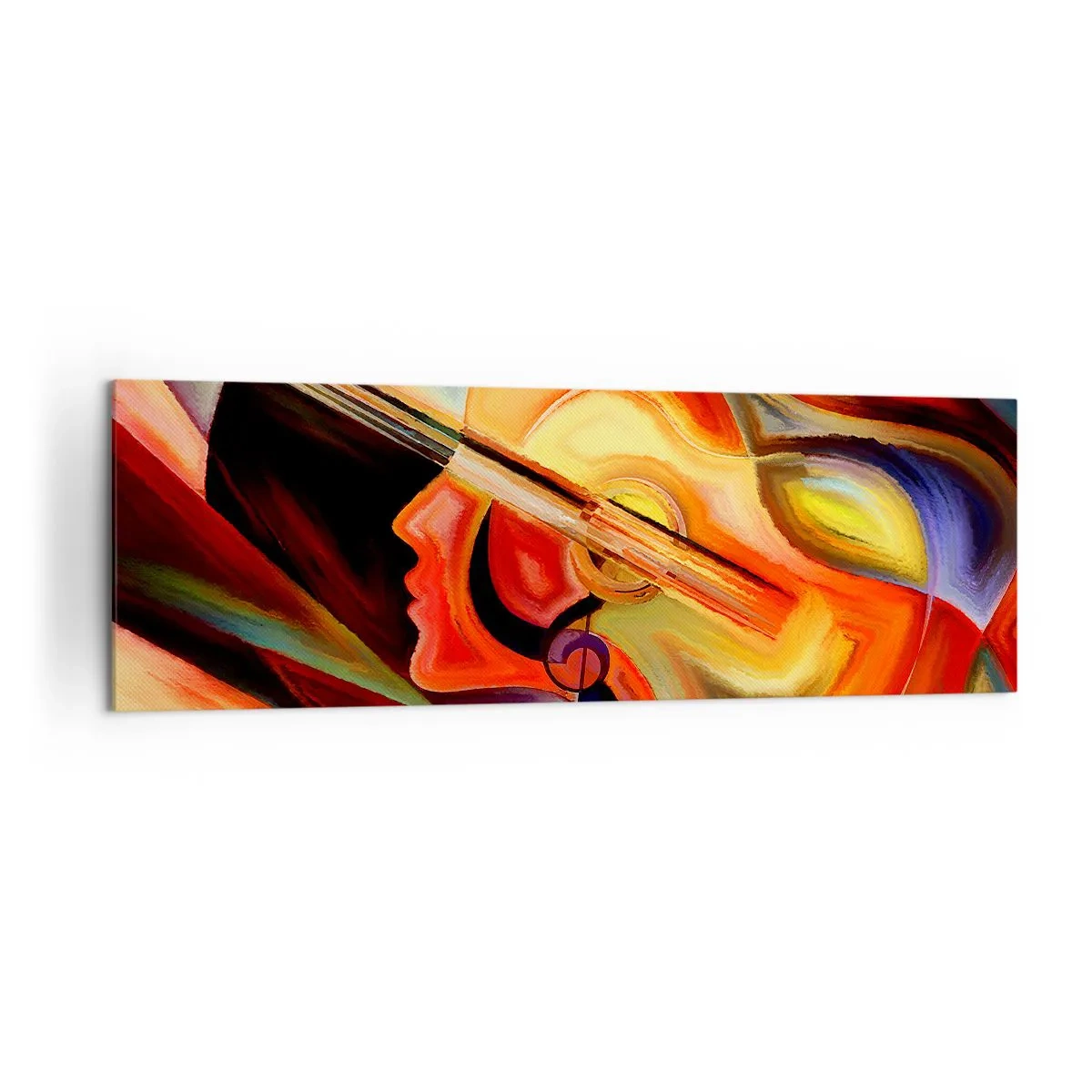 Lærredstryk - Billede på lærred - Og alt er i orden - 160x50 cm