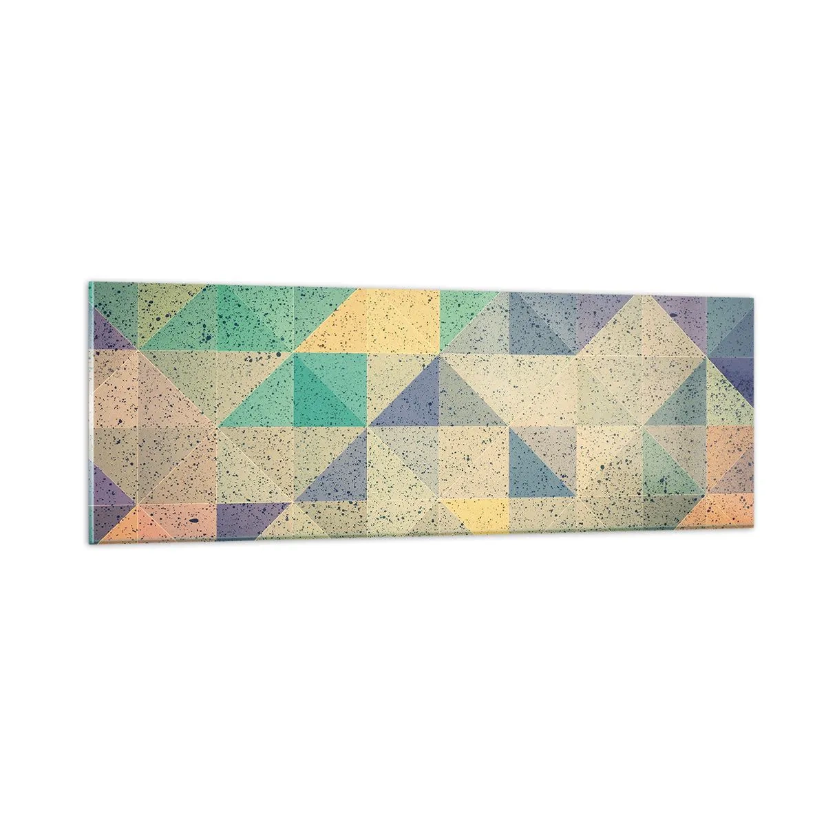 Billede på glas - Republikken trekanter - 90x30 cm