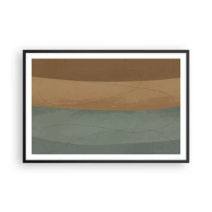 Plakat i sort ramme - Vandret sammensætning - 91x61 cm