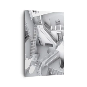 Lærredstryk - Billede på lærred - Rummets paradokser - 80x120 cm