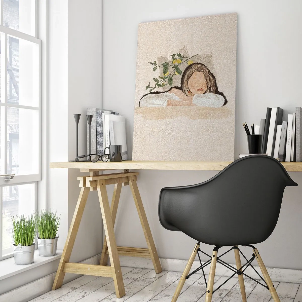 Billede på glas - Sydstaternes skønhed - 80x120 cm