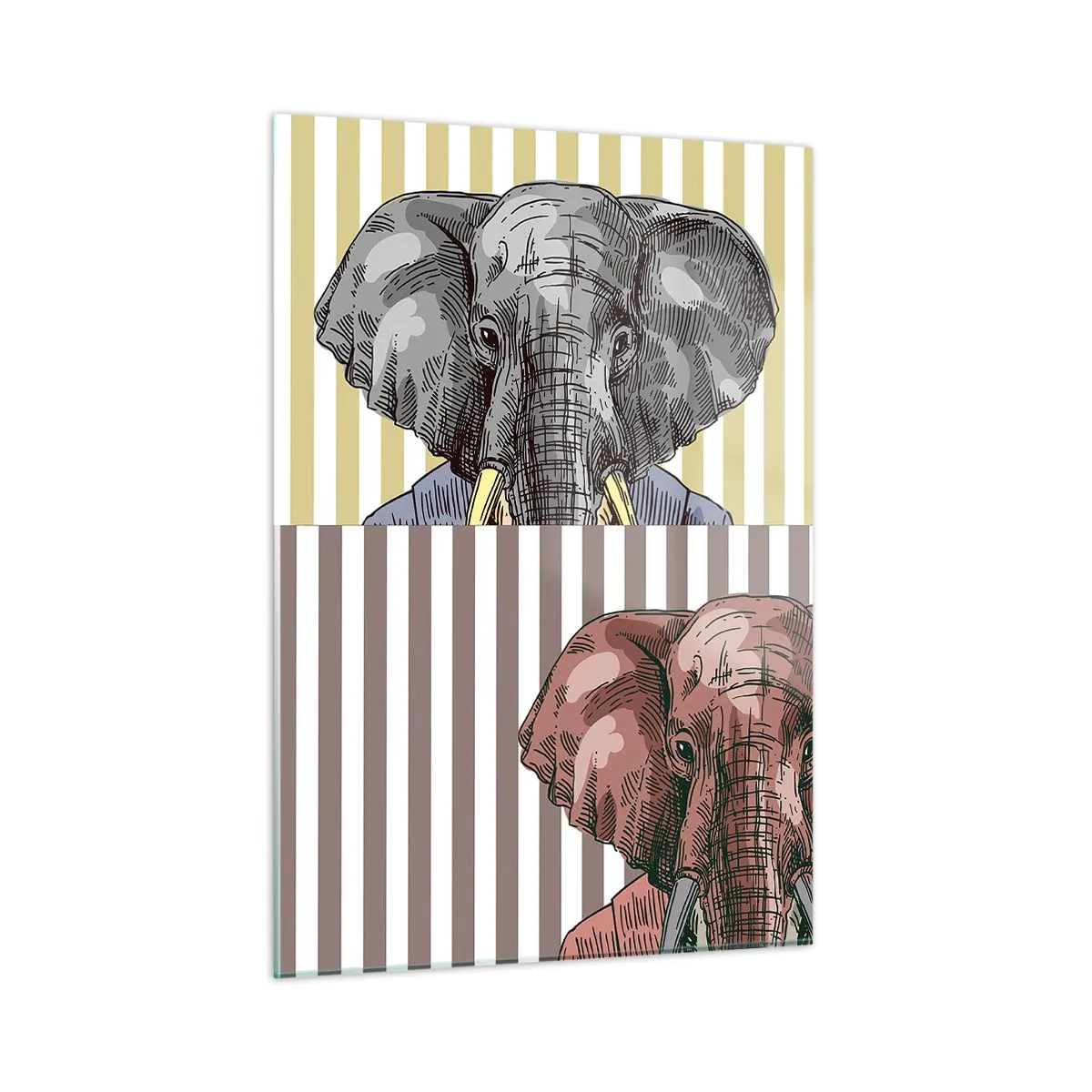 Billede på glas - Elegant af natur - 50x70 cm