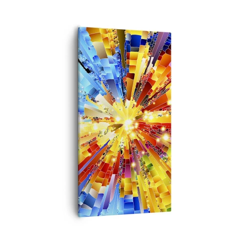 Lærredstryk - Billede på lærred - In medias res - 55x100 cm