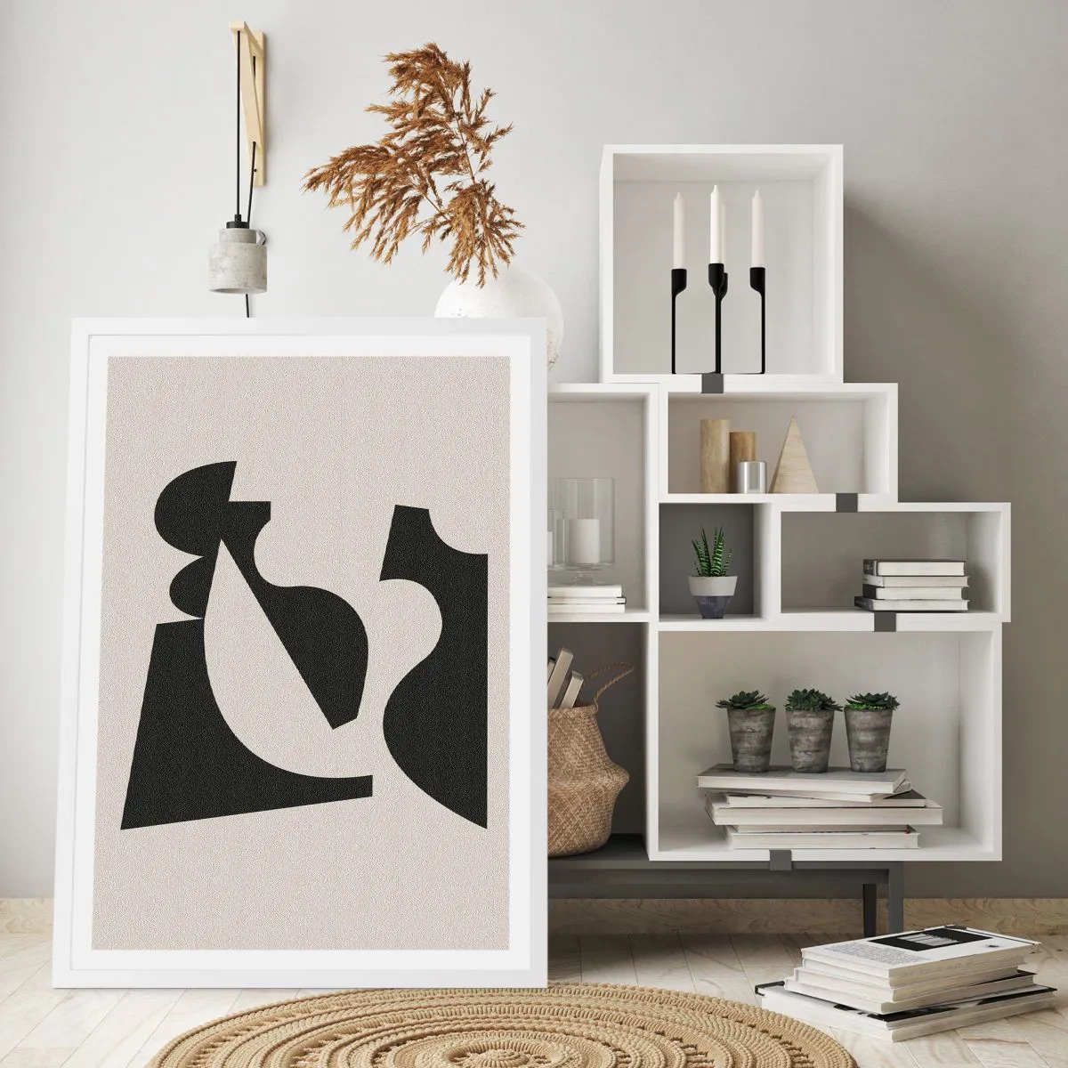 Plakat i hvid ramme - Sammensæt din egen - 40x50 cm