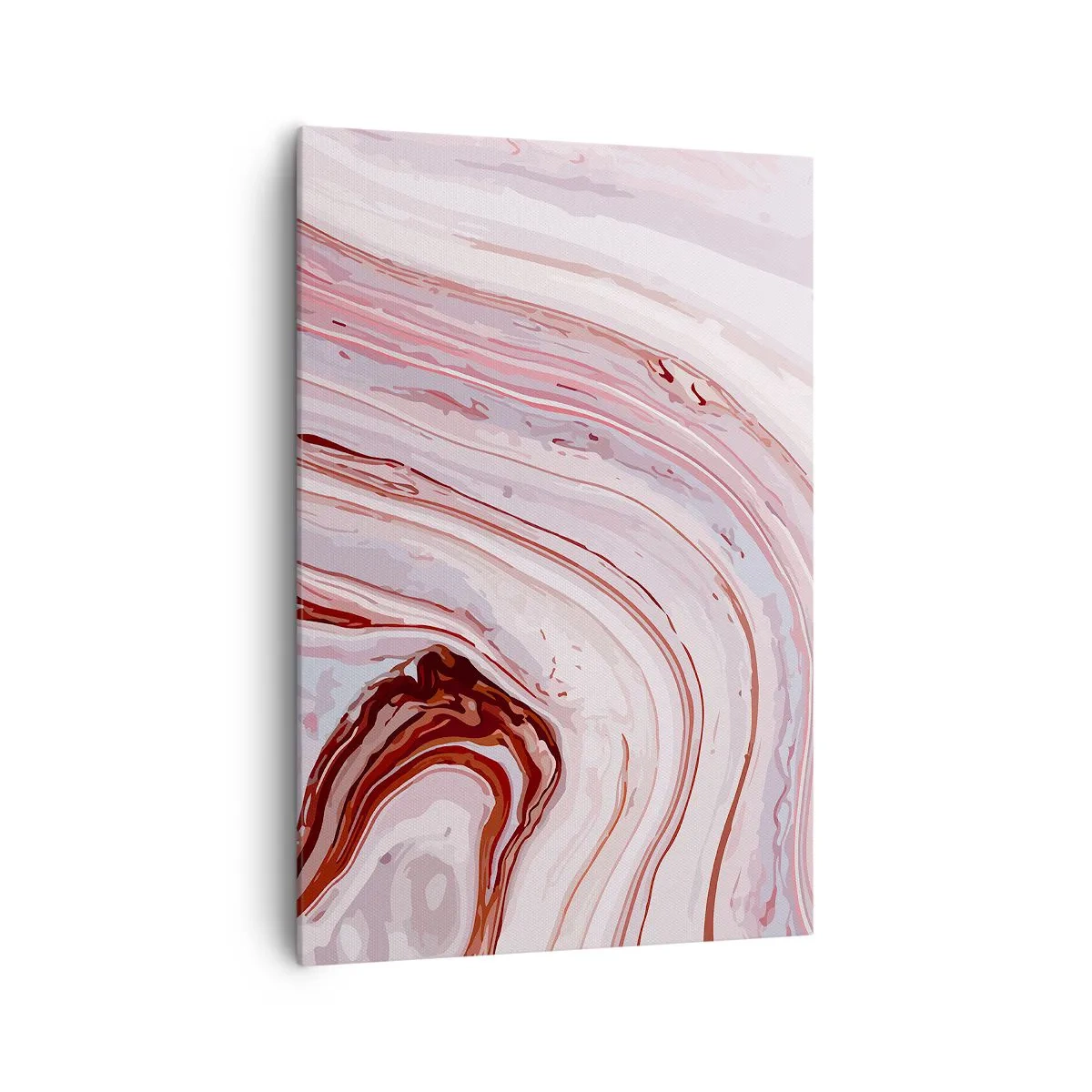 Lærredstryk - Billede på lærred - Lige frem og derefter til højre ned - 70x100 cm