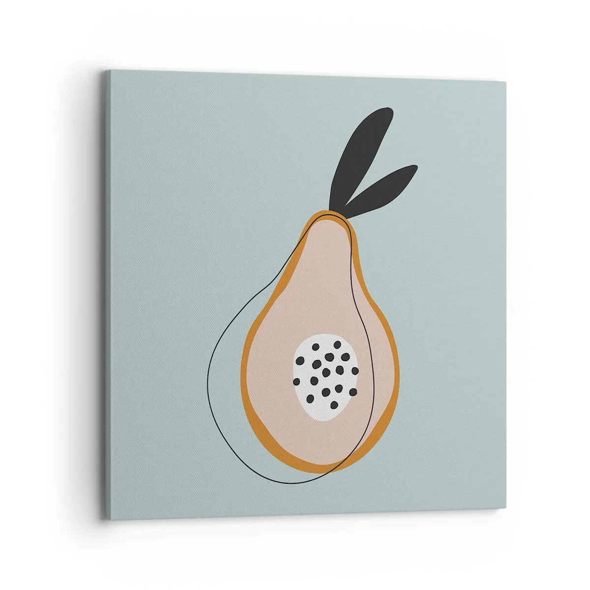 Lærredstryk - Billede på lærred - Trænge ind i tingenes natur - 70x70 cm