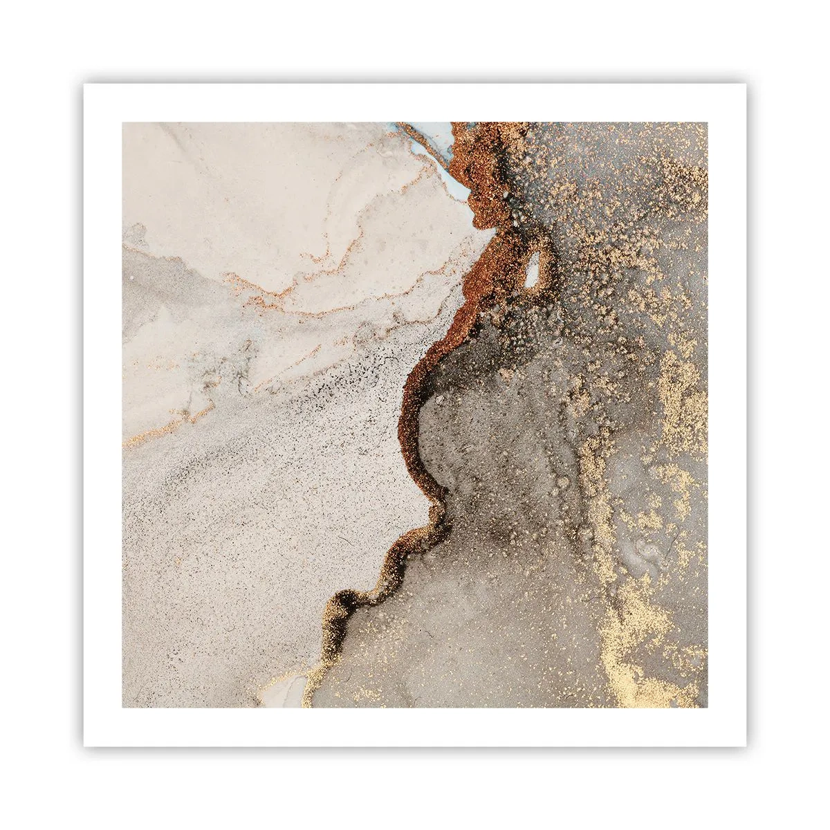 Plakat - På farvegrænsen - 60x60 cm