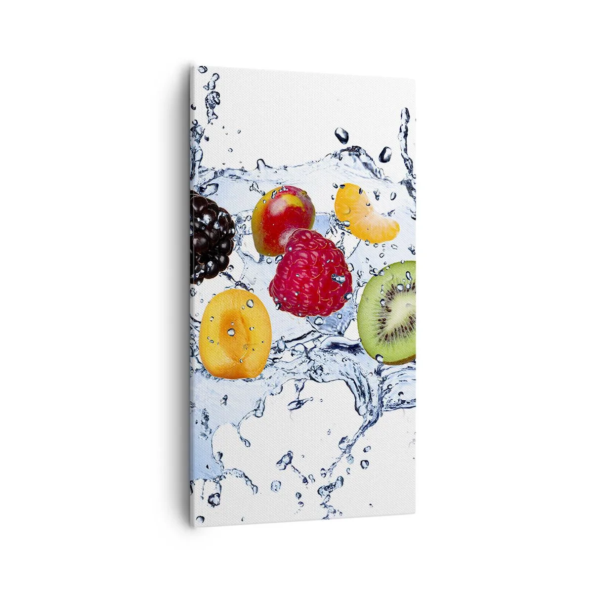 Lærredstryk - Billede på lærred - Hav det sjovt med os - 55x100 cm