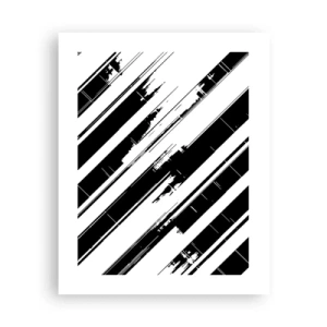 Plakat - Intens og dynamisk komposition - 40x50 cm