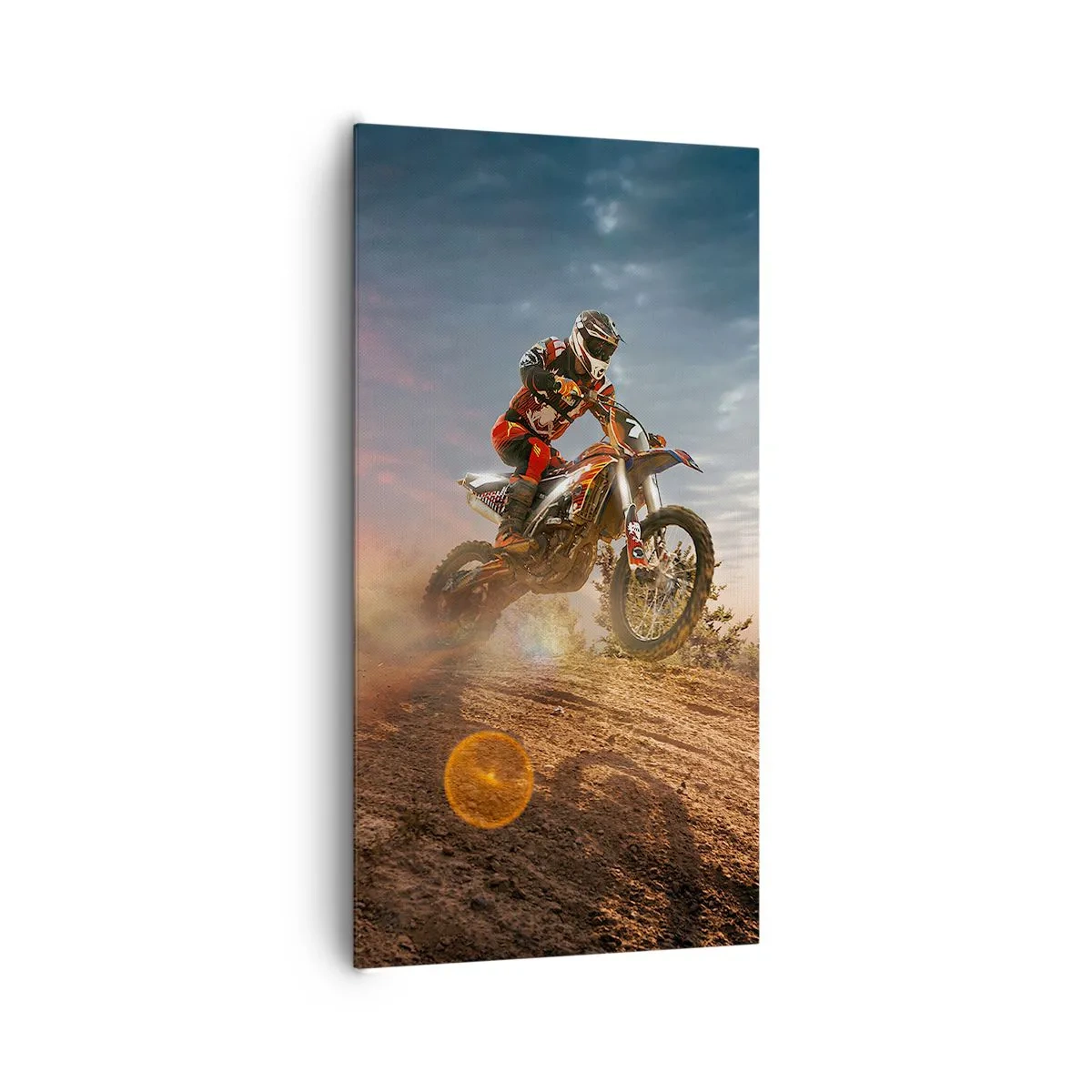 Lærredstryk - Billede på lærred - For sejren - 65x120 cm