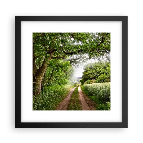 Plakat i sort ramme - Et in Arcadia ego - 30x30 cm