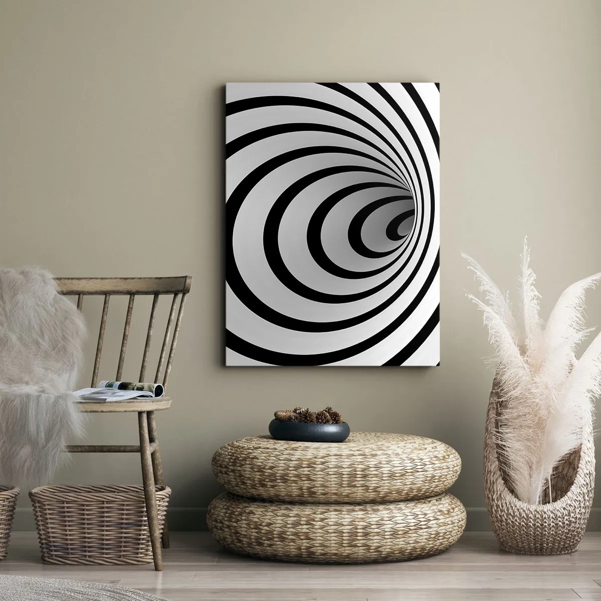Lærredstryk - Billede på lærred - Kan du heller ikke modstå det? - 45x80 cm