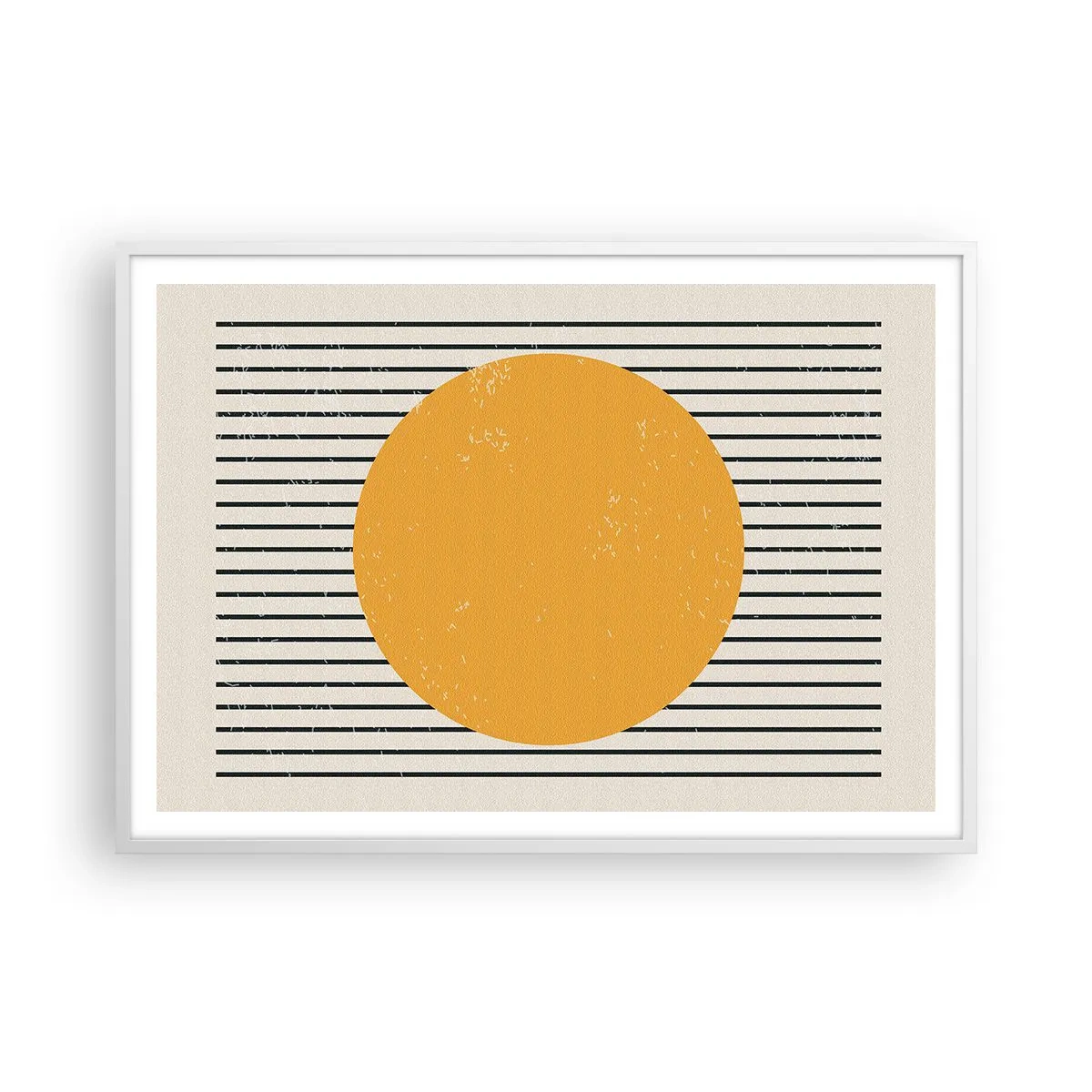 Plakat i hvid ramme - Enkelthedens kraft - 100x70 cm