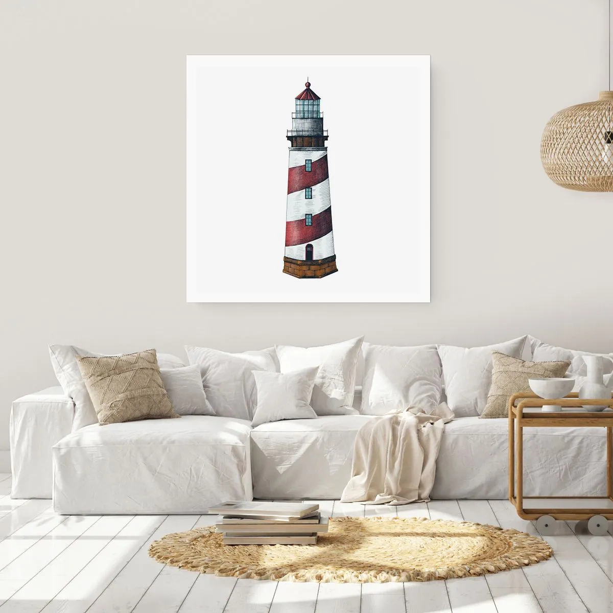 Plakat - Altid på vagt - 60x60 cm