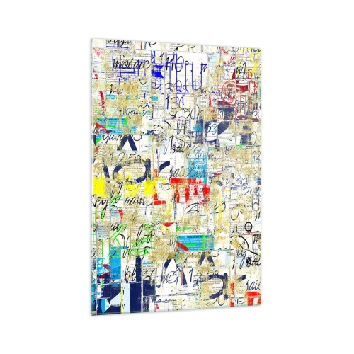 Billede på glas - Simpelthen en fryd for øjet - 70x100 cm