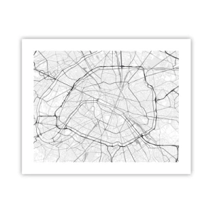 Plakat - Paris' blomst - 50x40 cm