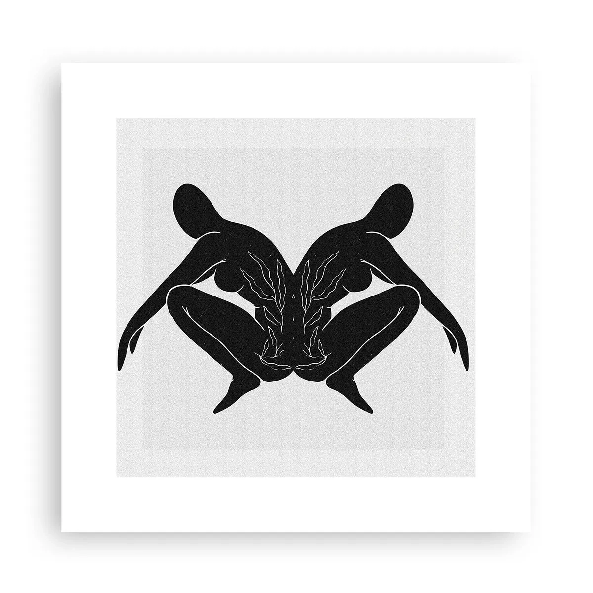 Plakat - En delt sjæl - 30x30 cm