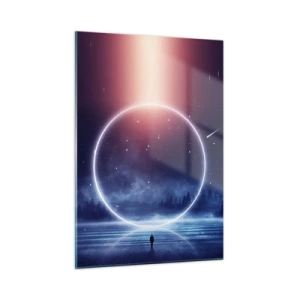 Billede på glas - De er allerede her... - 50x70 cm