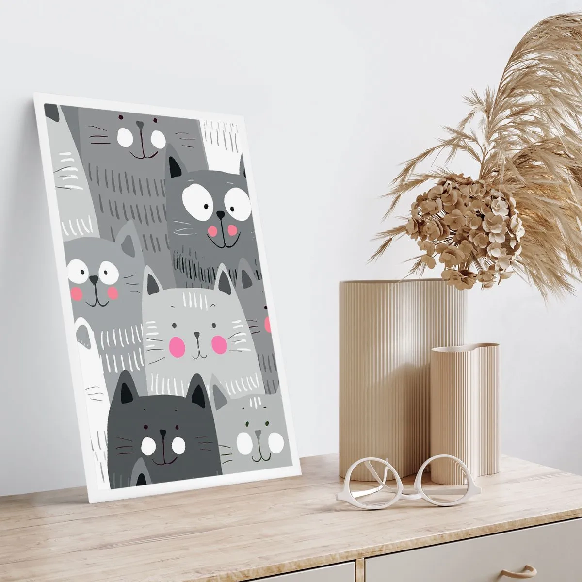 Plakat - Kattens verden - 30x40 cm