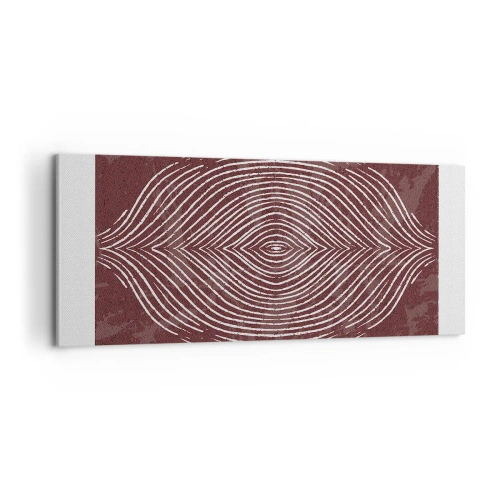 Lærredstryk - Billede på lærred - Rummet taler - 100x40 cm