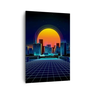 Lærredstryk - Billede på lærred - Vil du stadig gerne komme til den ægte vare? - 70x100 cm