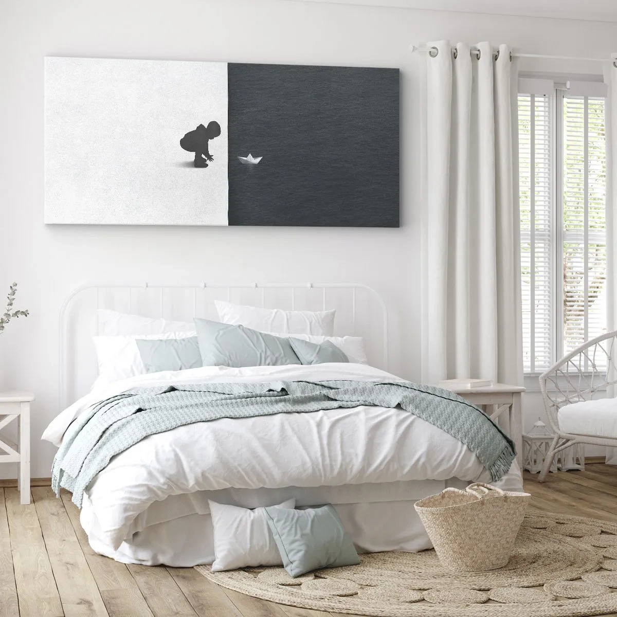 Lærredstryk - Billede på lærred - Stor ekspedition - 120x50 cm