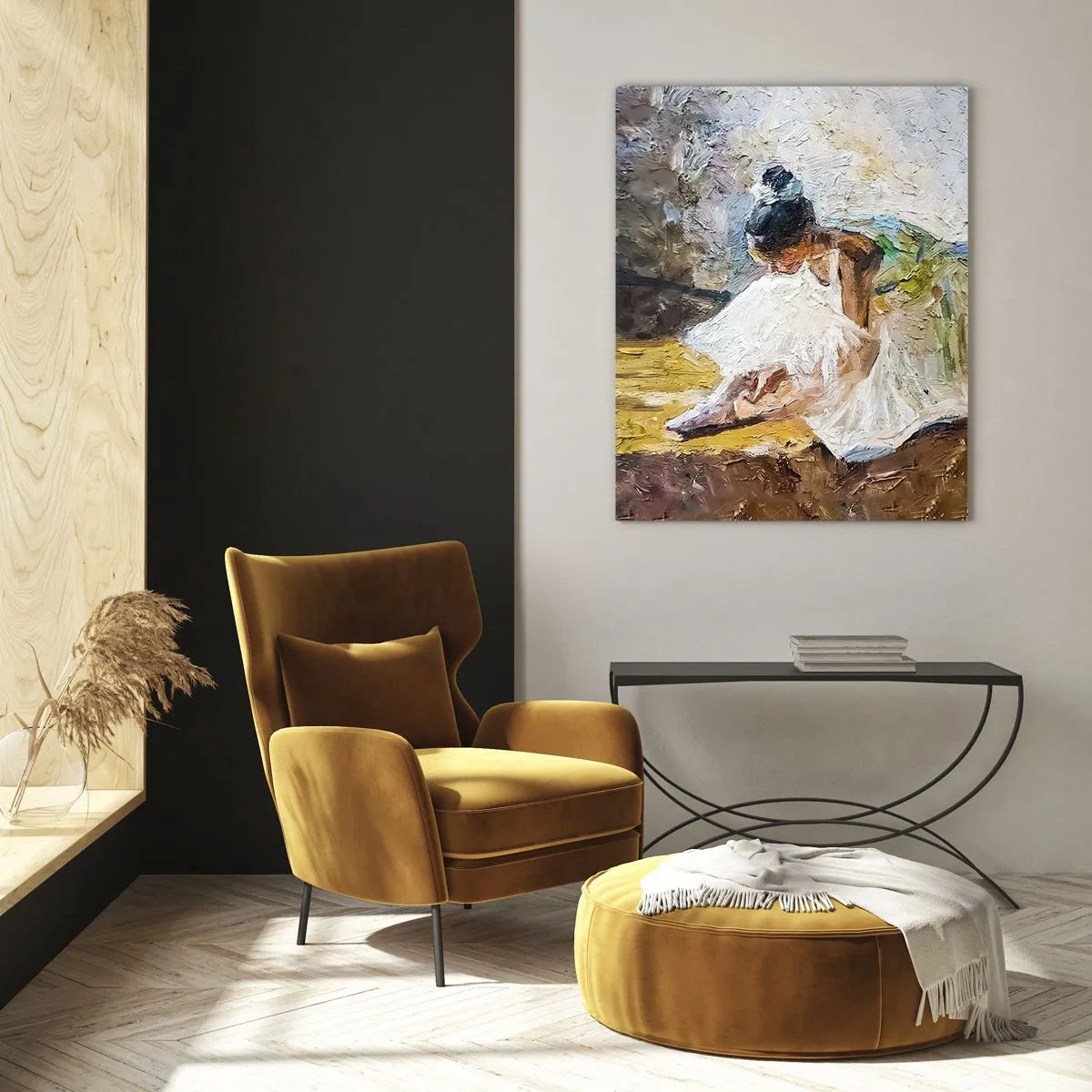 Billede på glas - Fra et maleri af Degas - 50x70 cm