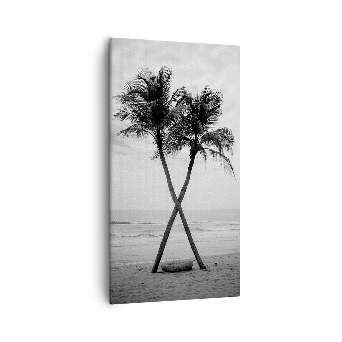 Lærredstryk - Billede på lærred - Ømt nærvær - 55x100 cm