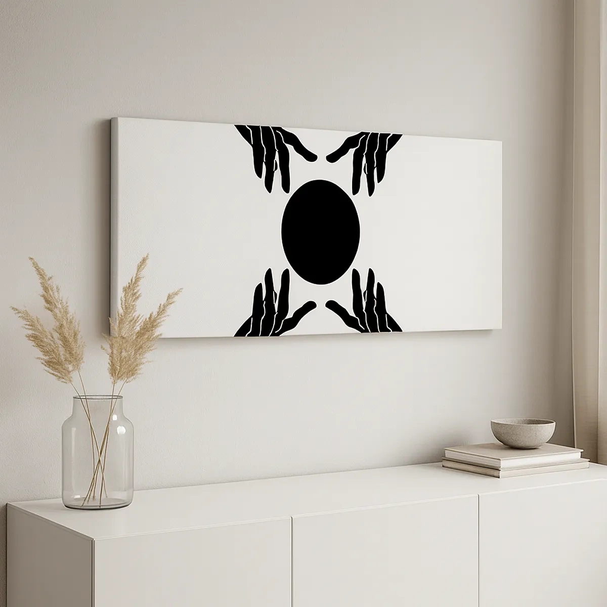 Lærredstryk - Billede på lærred - Et hemmeligt tegn - 30x30 cm