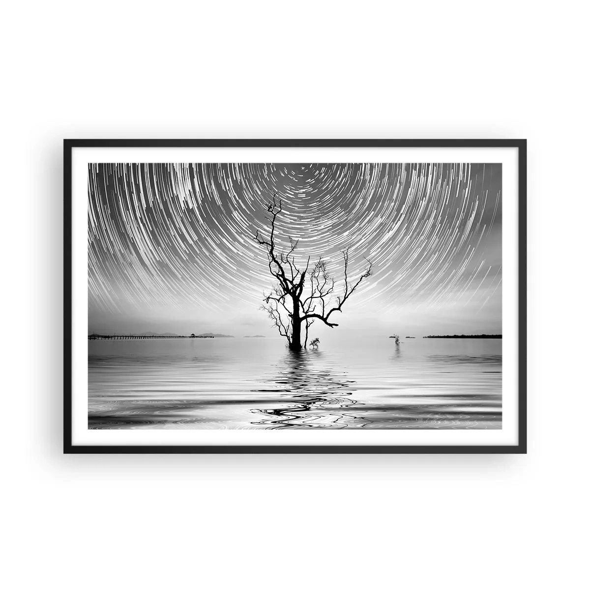 Plakat i sort ramme - En natursymfoni - 91x61 cm